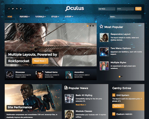 Oculus Theme